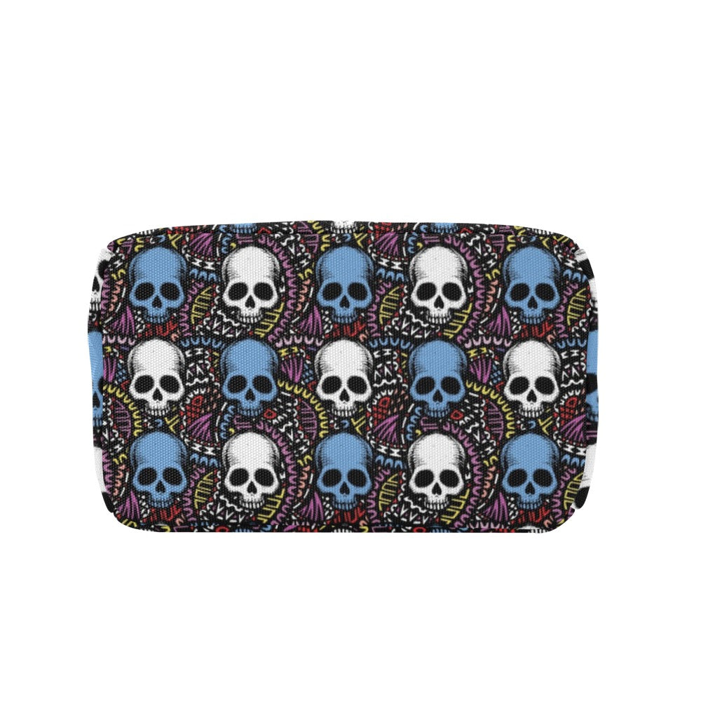 Skull Print Design LKS305 Insulated Lunch Bag