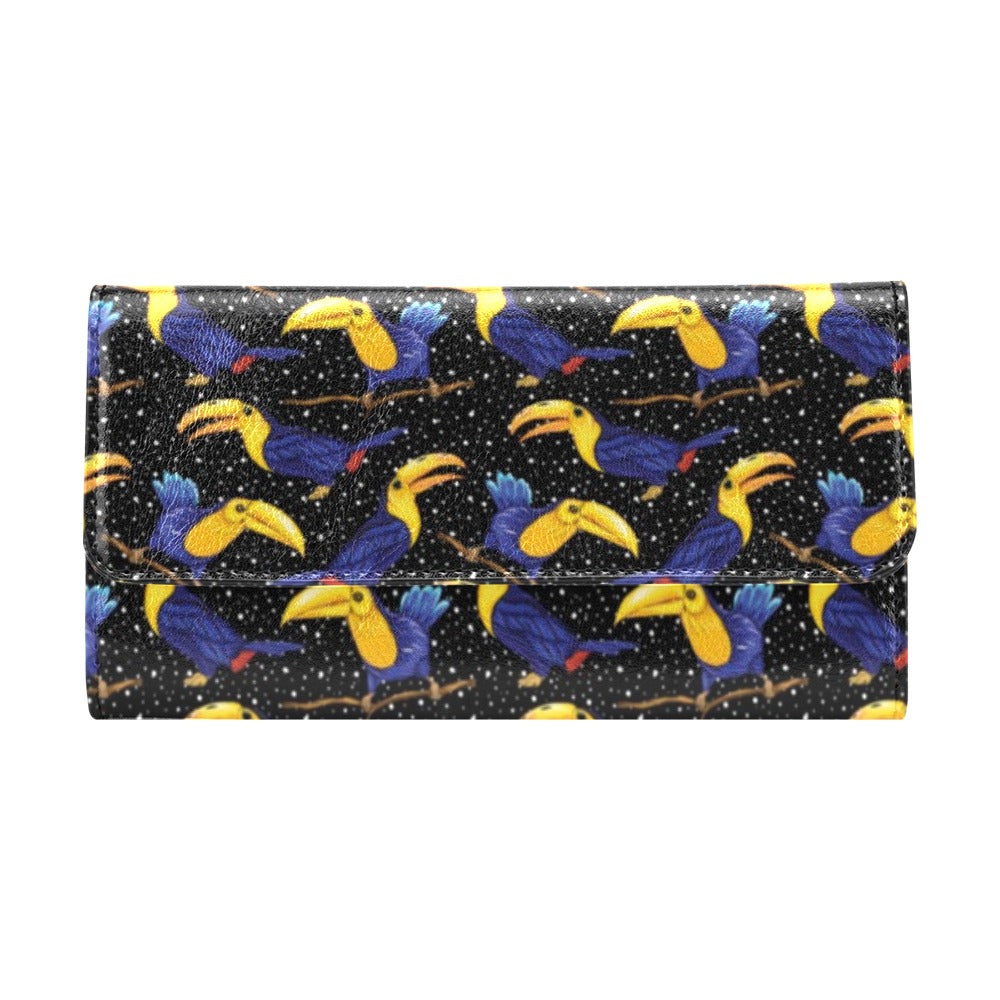 Toucan Print Design LKS307 Women's Trifold Wallet