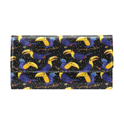 Toucan Print Design LKS307 Women's Trifold Wallet
