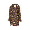 Safari Animal Print Design LKS301 Women's Fleece Robe