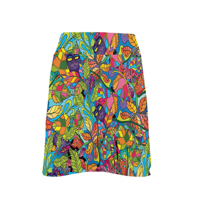 Trippy Print Design LKS301 17" Golf & Pickleball Skort with Pockets