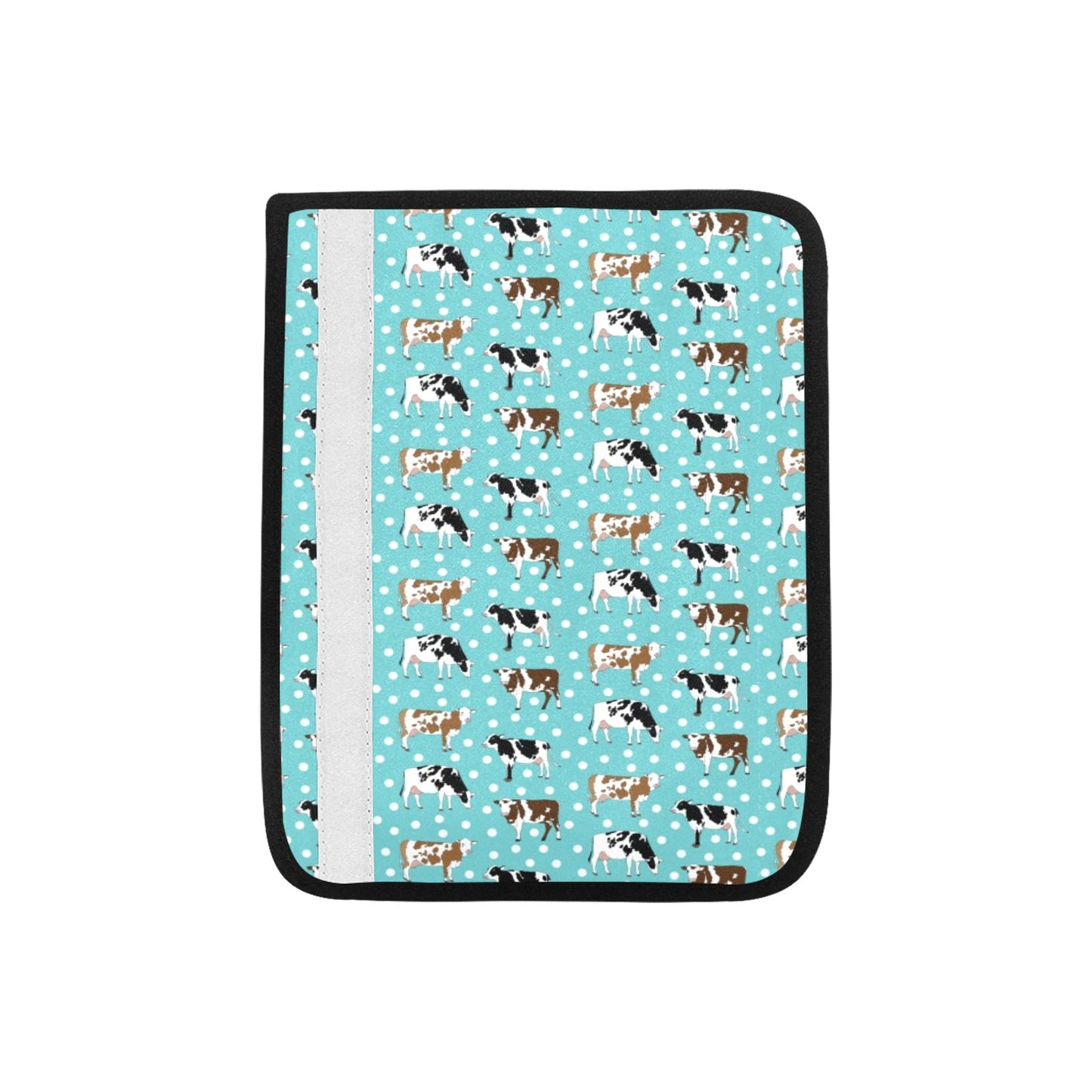 Cattle Print Design LKS405 Car Seat Belt Cover
