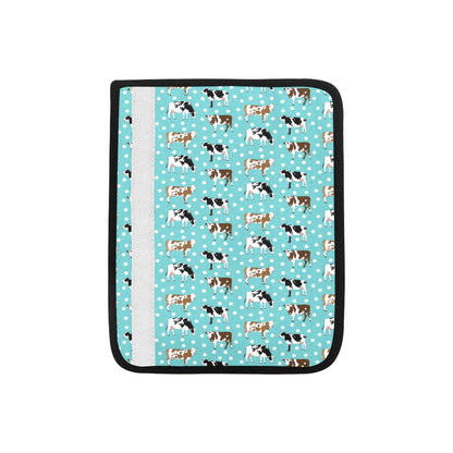 Cattle Print Design LKS405 Car Seat Belt Cover