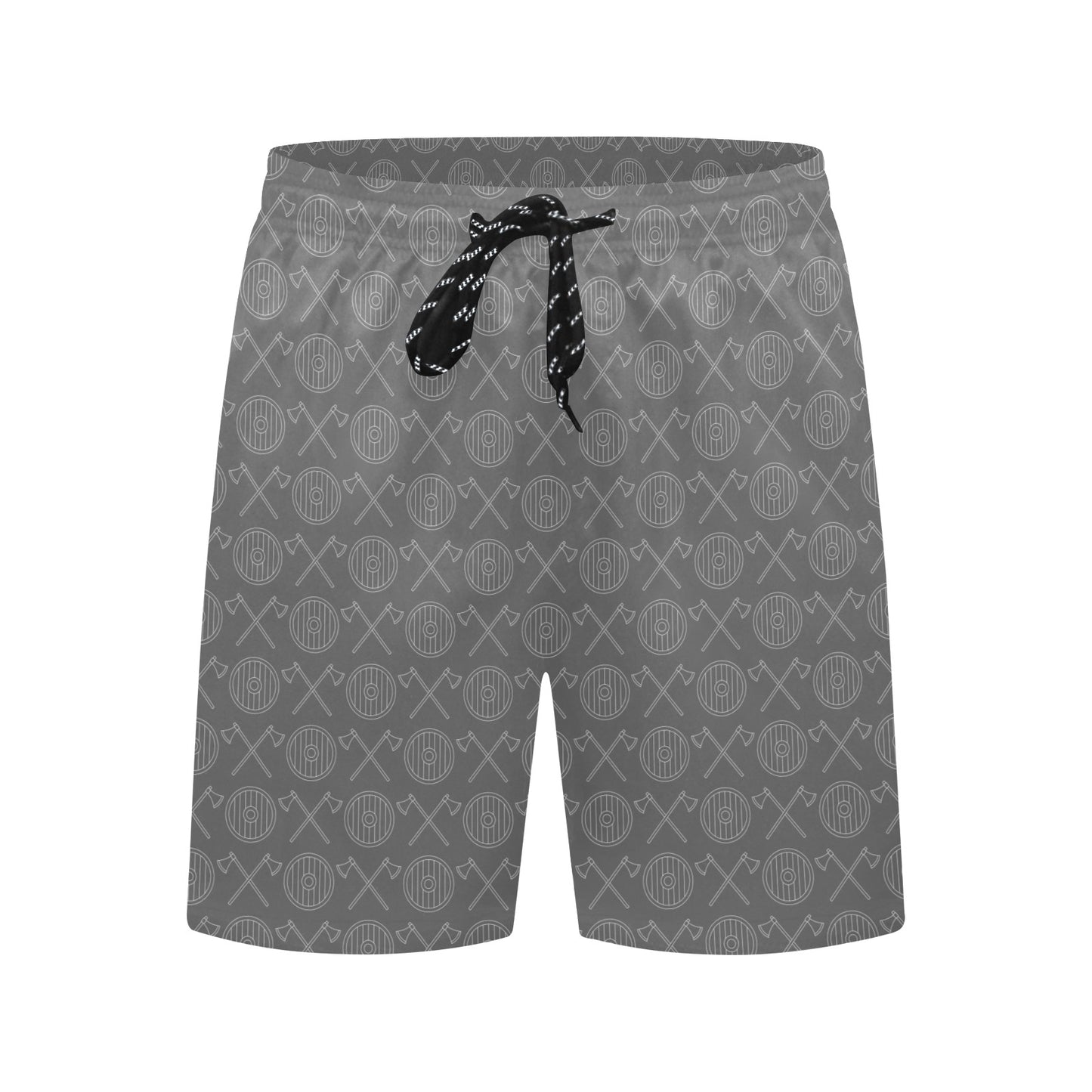 Vikings Print Design LKS303 Men's Swim Trunks Beach Shorts