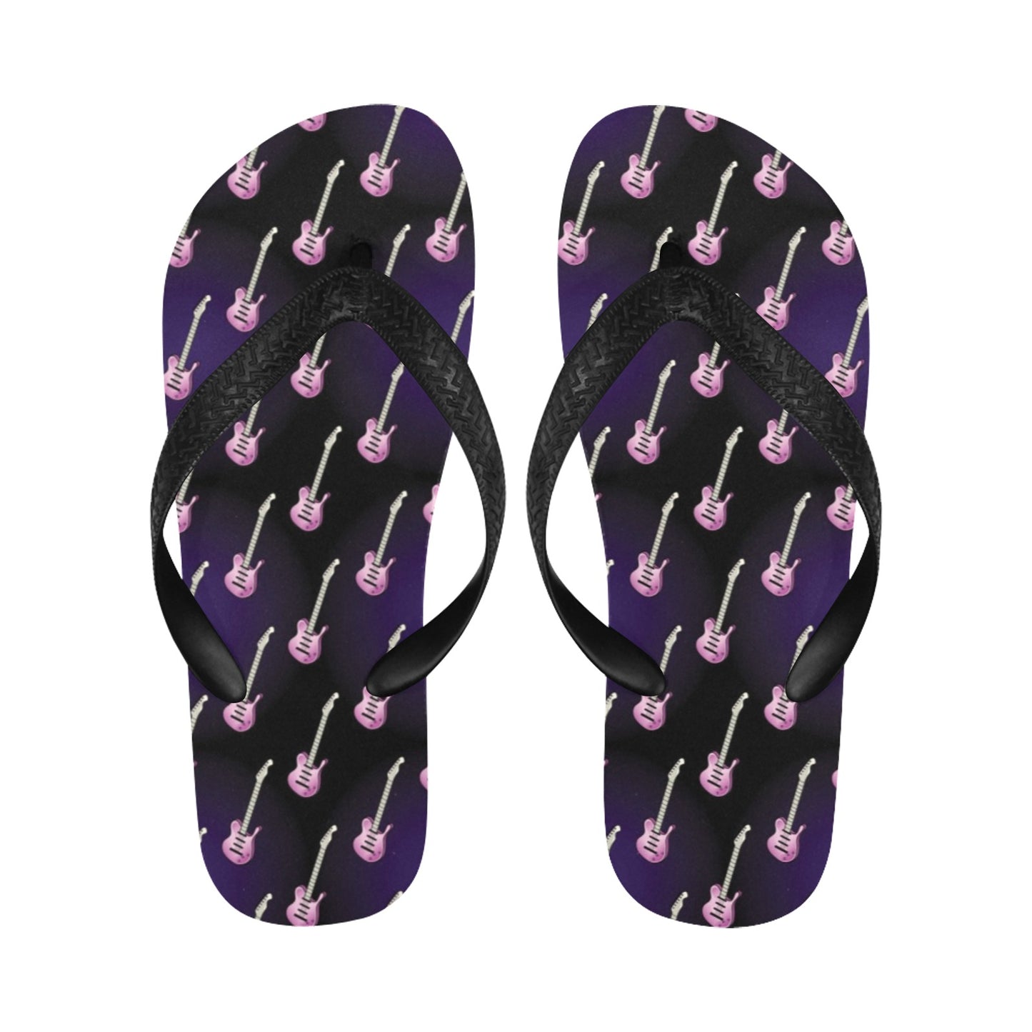 Electric Guitar Print Design LKS405 Flip Flops