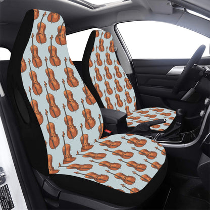 Violin Print Design LKS406 Car Seat Covers