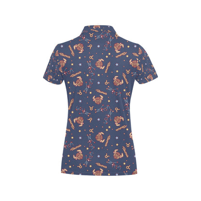 Taurus Print Design LKS304 Women's Polo Shirt