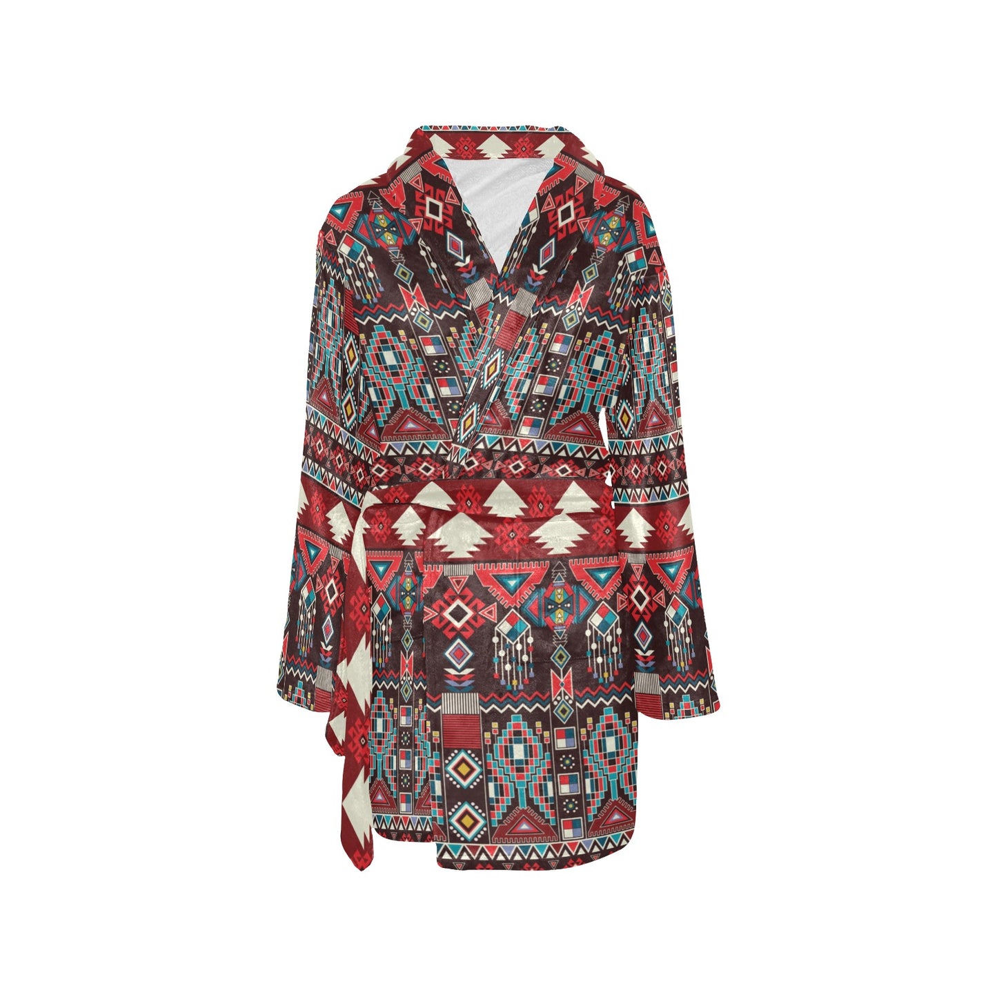Tribal Aztec Indians native american Women's Fleece Robe