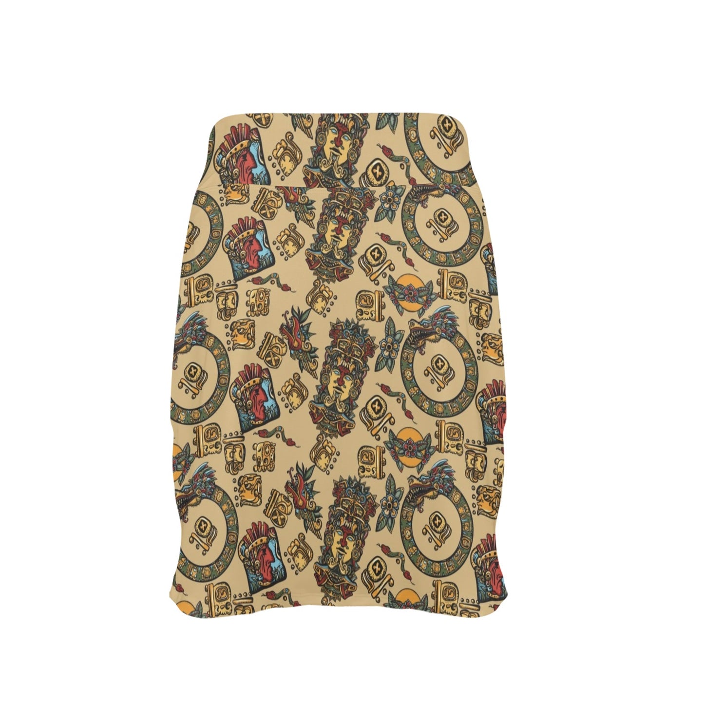 Totem Print Design LKS305 17" Golf & Pickleball Skort with Pockets