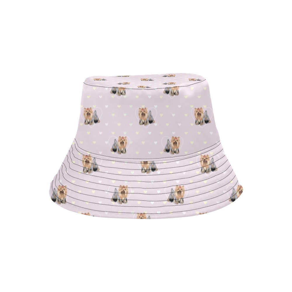 Yorkshire Terriers Print Design LKS302 Unisex Bucket Hat