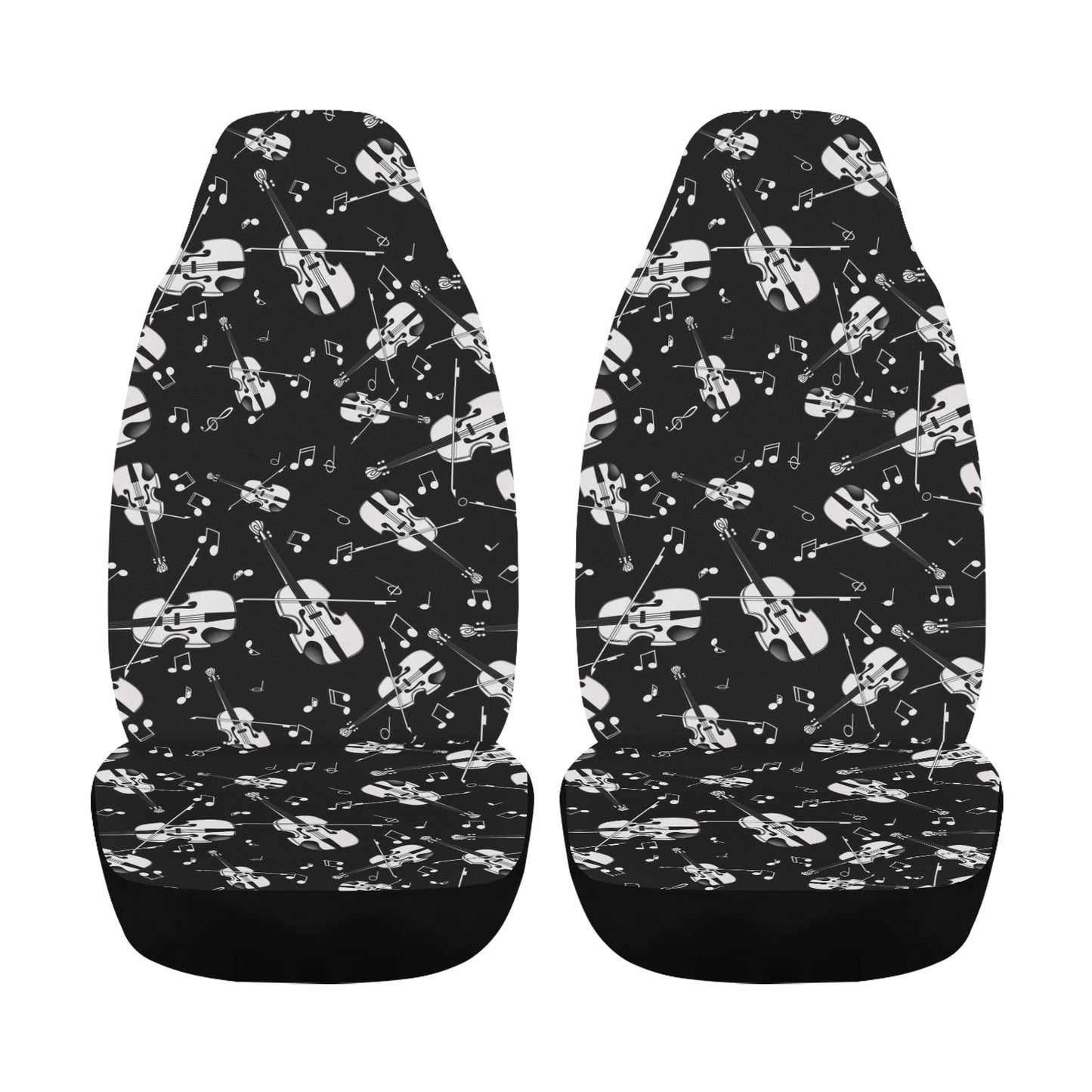 Violin Print Design LKS404 Car Seat Covers