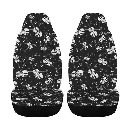Violin Print Design LKS404 Car Seat Covers