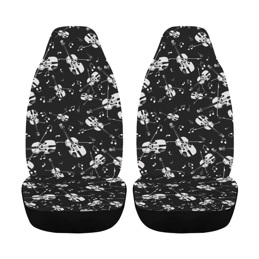 Violin Print Design LKS404 Car Seat Covers