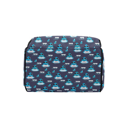 Shark Print Design LKS309 Diaper Bag Backpack