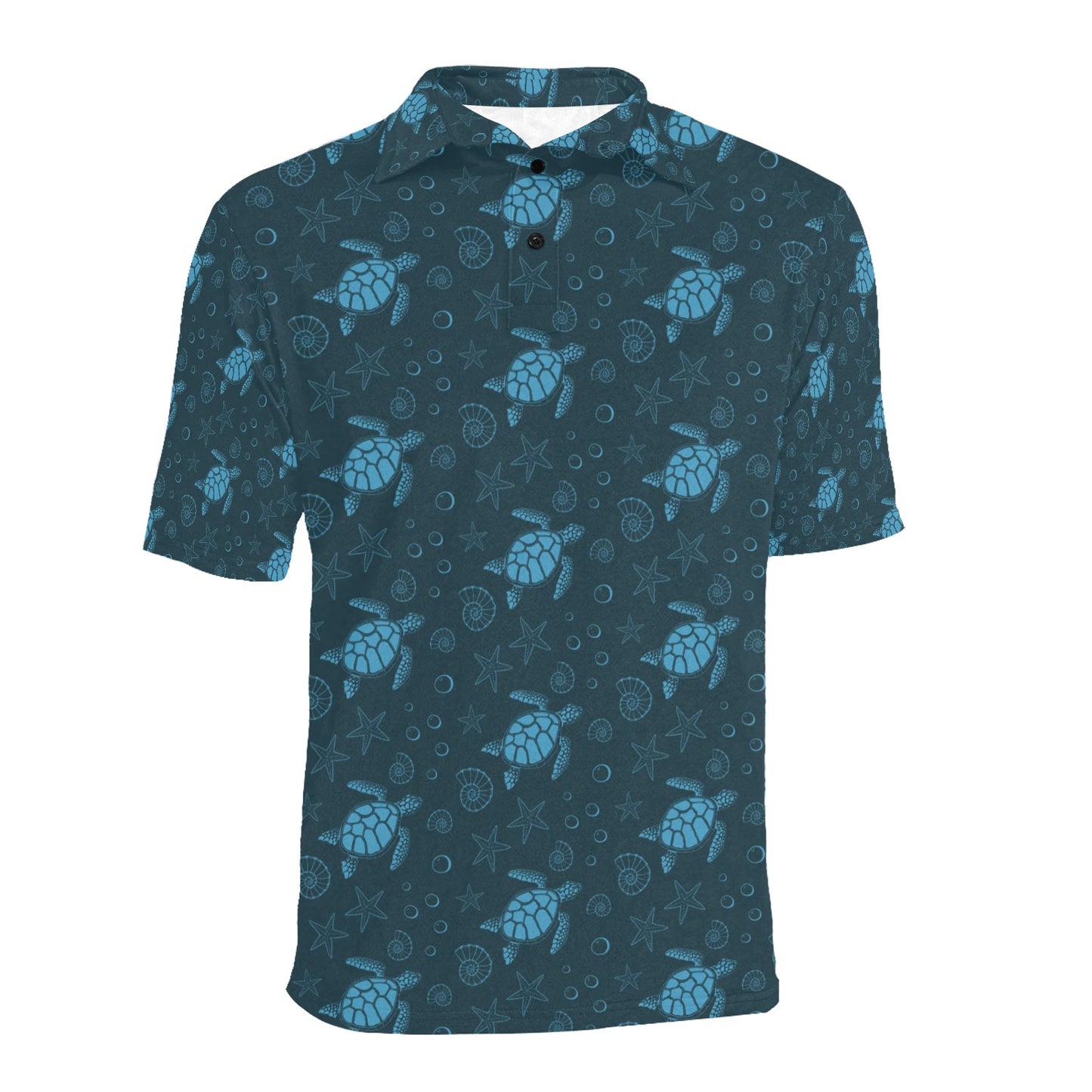 Sea Turtle Print Design LKS308 Men Polo Shirt