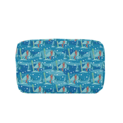 Snowboard Print Design LKS301 Insulated Lunch Bag
