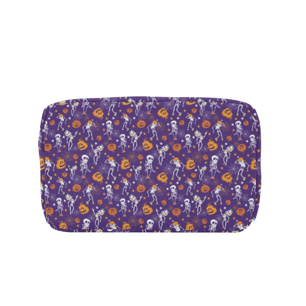Skeleton Halloween Dance Print Design LKS304 Insulated Lunch Bag