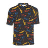 Saxophone Print Design LKS407 Men Polo Shirt