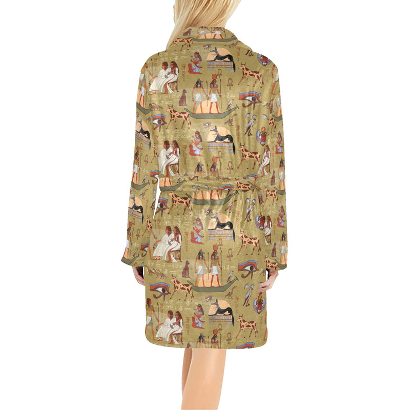 Ancient Greek Classic Pattern Design LKS305 Women's Fleece Robe