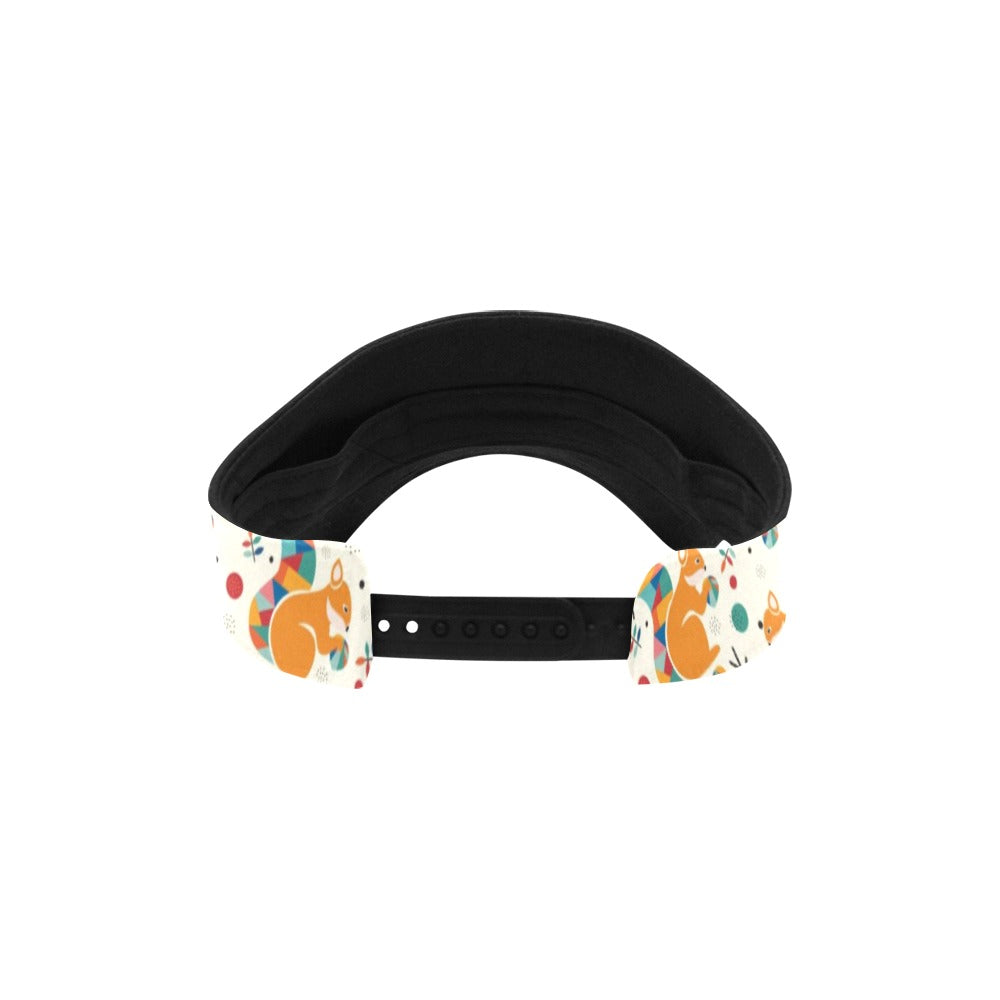 Squirrel Print Design LKS304 Unisex Sun Visor