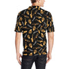 Saxophone Print Design LKS403 Men Polo Shirt