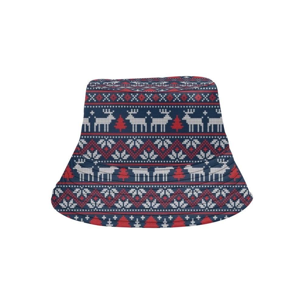 Reindeer Print Design LKS405 Unisex Bucket Hat