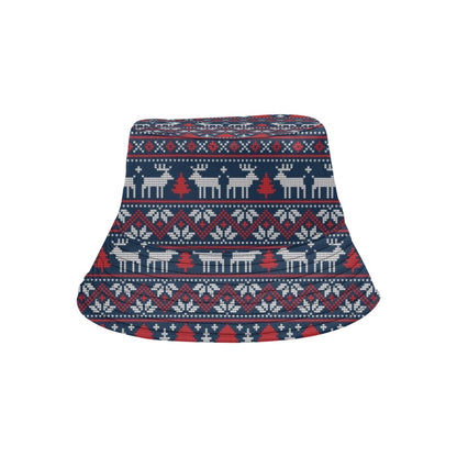 Reindeer Print Design LKS405 Unisex Bucket Hat