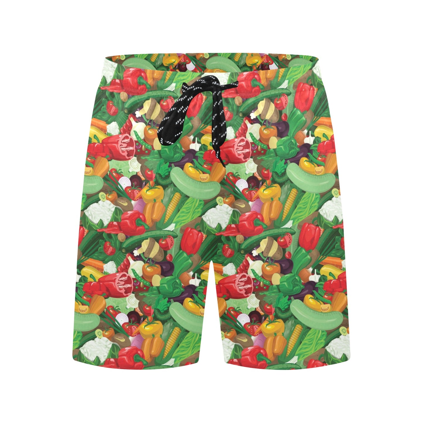 Salad Mix Vegetableprint Design LKS301 Men's Swim Trunks Beach Shorts