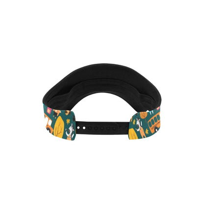 School Bus Print Design LKS309 Unisex Sun Visor
