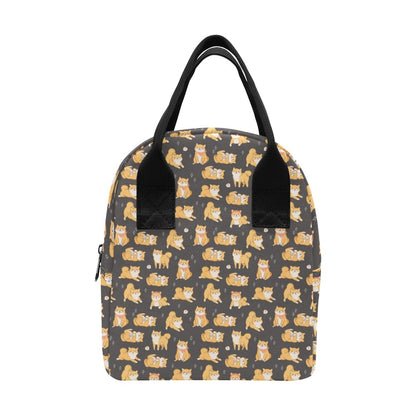 Shiba Inu Print Design LKS309 Insulated Lunch Bag