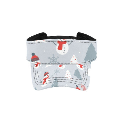 Snowman Print Design LKS302 Unisex Sun Visor