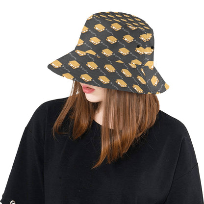S_Mores Print Design LKS301 Unisex Bucket Hat