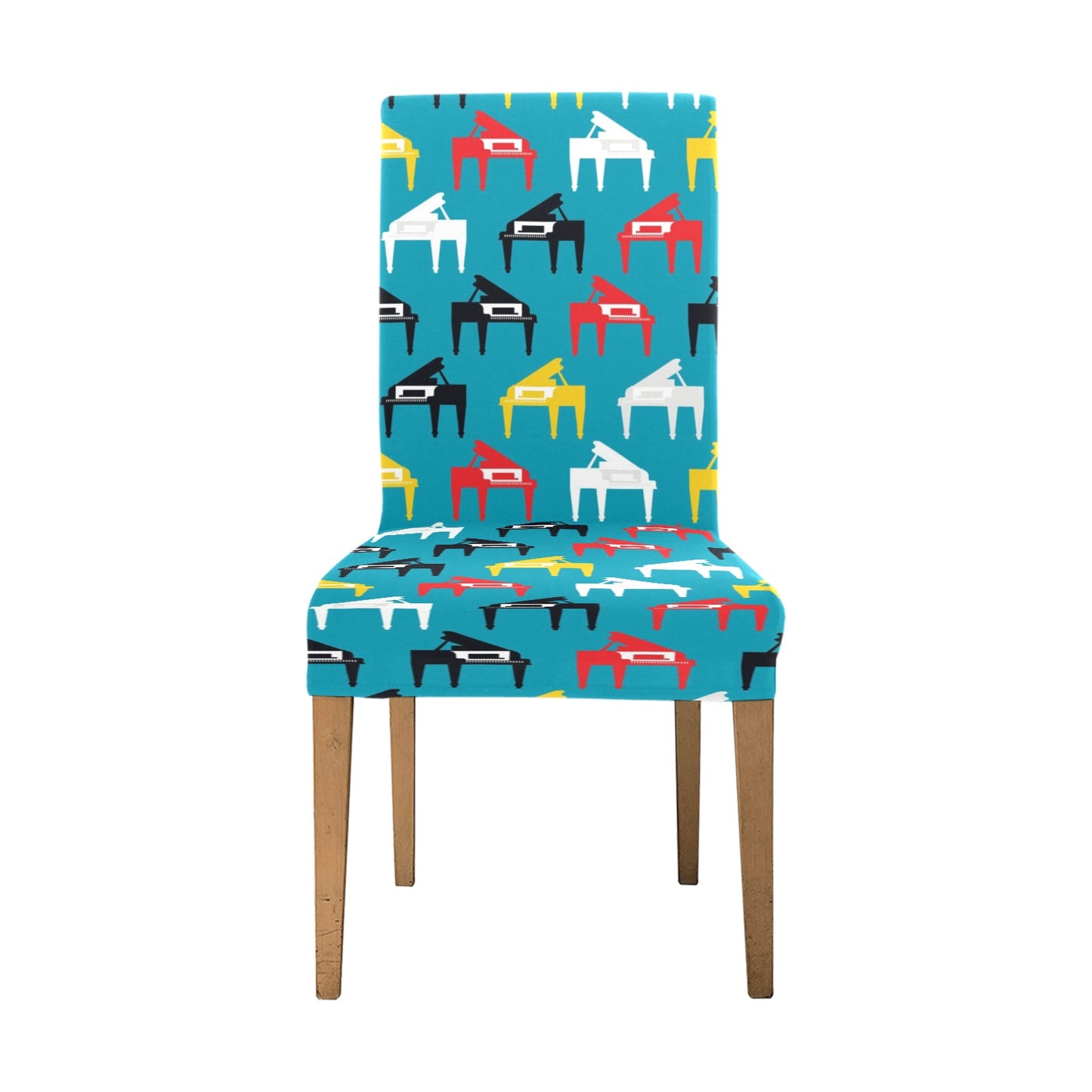 Piano Print Design LKS403 Dining Chair Slipcover