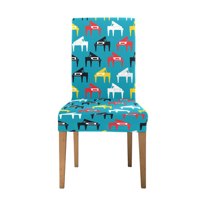 Piano Print Design LKS403 Dining Chair Slipcover
