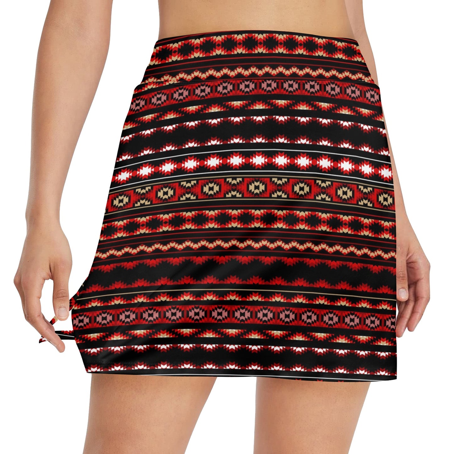 Southwestern Themed 17" Golf & Pickleball Skort with Pockets