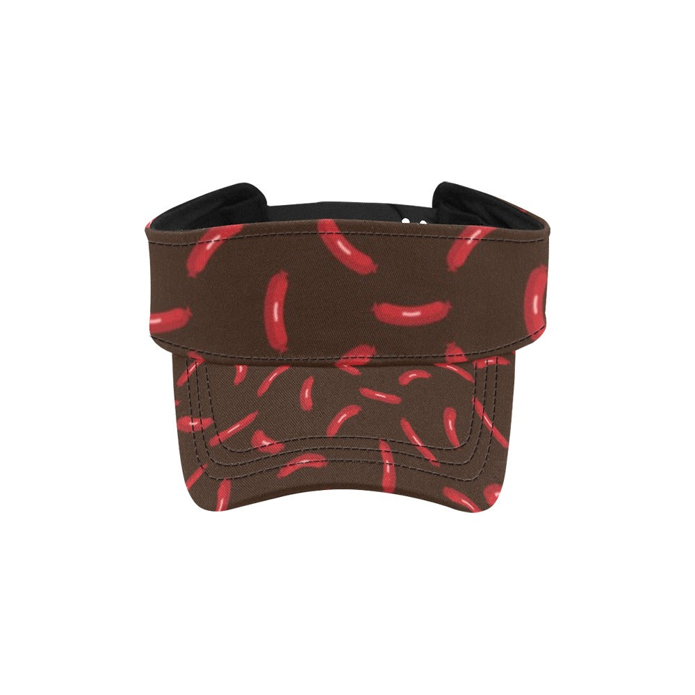 Sausage Print Design LKS302 Unisex Sun Visor