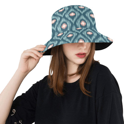 Ikat Print Design LKS402 Unisex Bucket Hat
