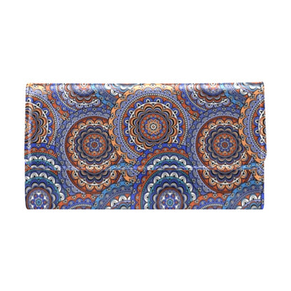 Mandala Boho Chic Design Print Women's Trifold Wallet