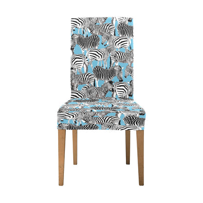 Zebra Print Design LKS305 Dining Chair Slipcover