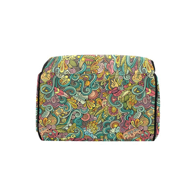 Hippie Print Design LKS302 Diaper Bag Backpack