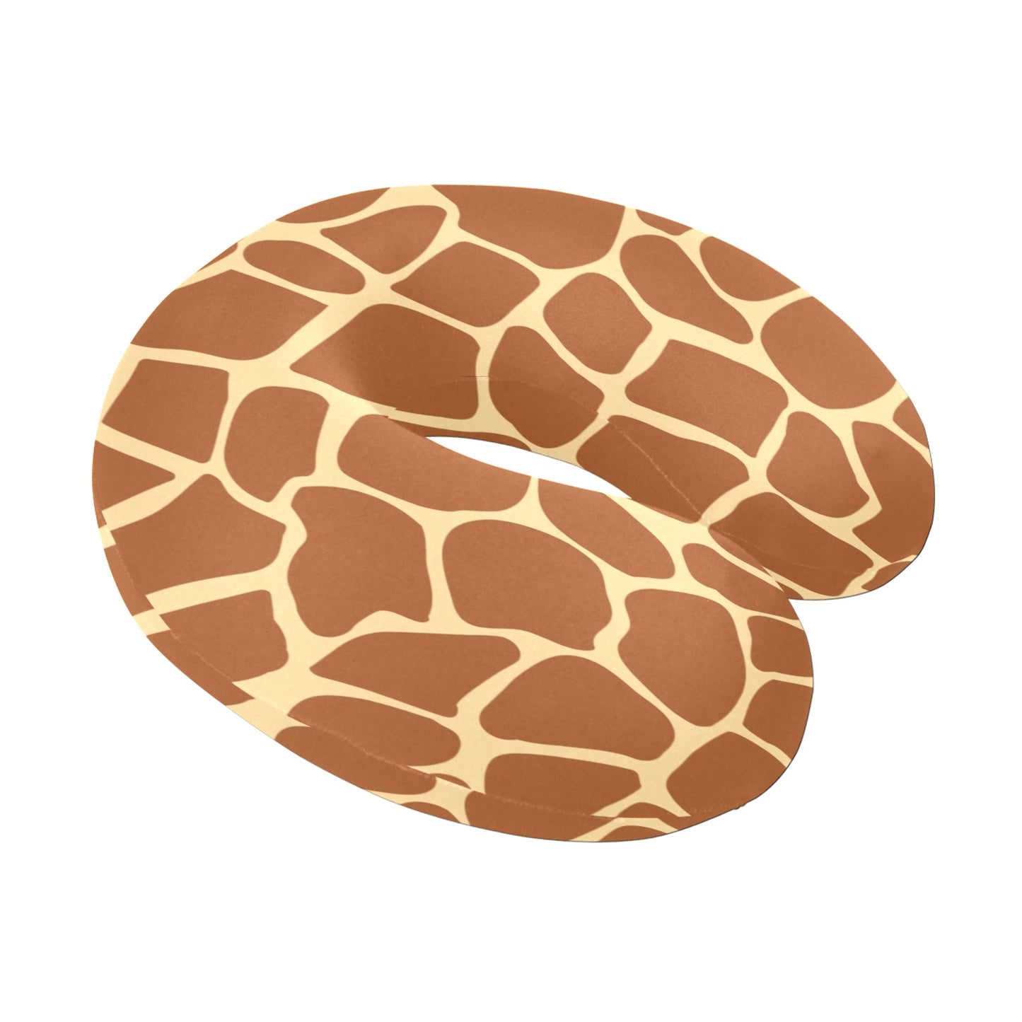 Giraffe Texture Print U-Shaped Travel Neck Pillow