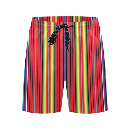 Serape Print Design LKS305 Men's Swim Trunks Beach Shorts