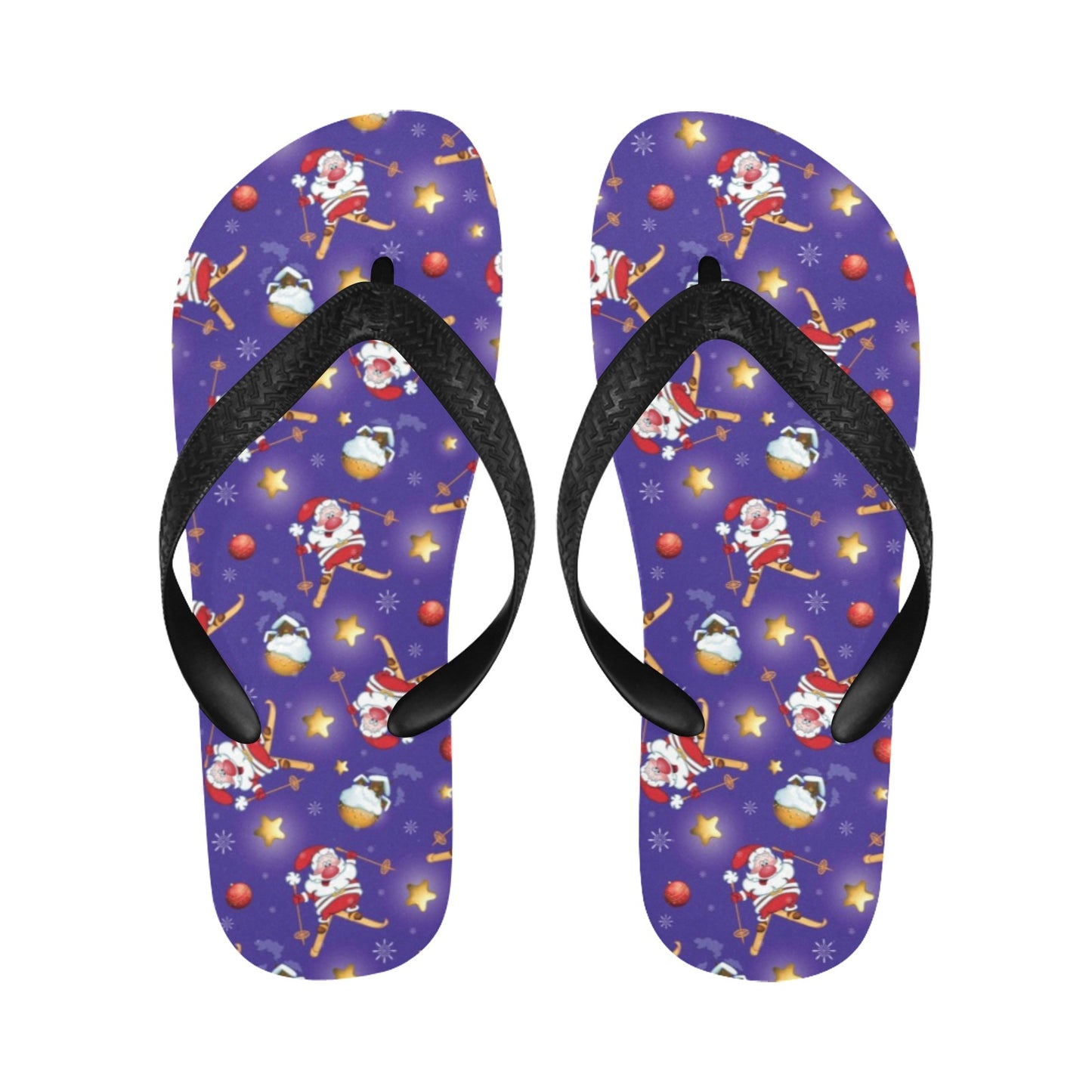 Ski Print Design LKS308 Flip Flops
