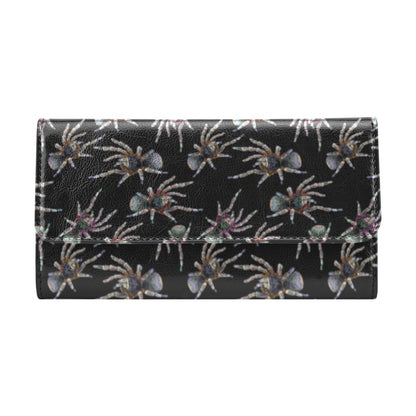 Tarantula Print Design LKS402 Women's Trifold Wallet