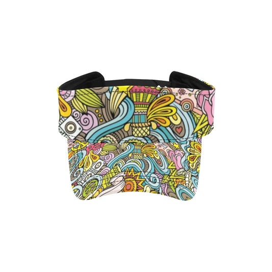 Hippie Print Design LKS301 Unisex Sun Visor