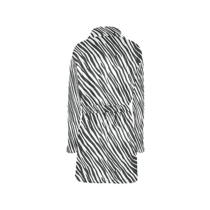 Zebra Classic Print Design LKS302 Women's Fleece Robe