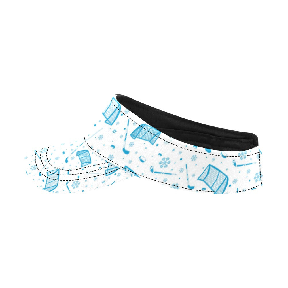 Hockey Print Design LKS303 Unisex Sun Visor