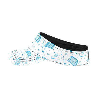 Hockey Print Design LKS303 Unisex Sun Visor