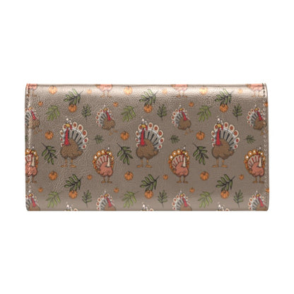 Thanksgiving Print Design LKS306 Women's Trifold Wallet