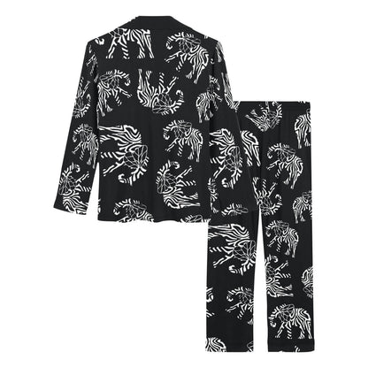 Elephant Tribal Women's Long Pajama Set